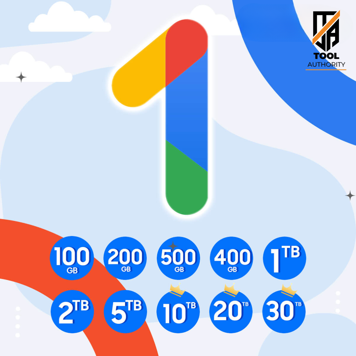 Google one Google One AI 2TB, 5TB, 20TB, 30TB - Image 1