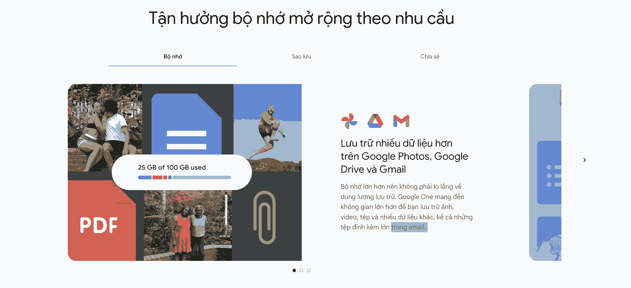 Nâng cấp Google One Chính Chủ