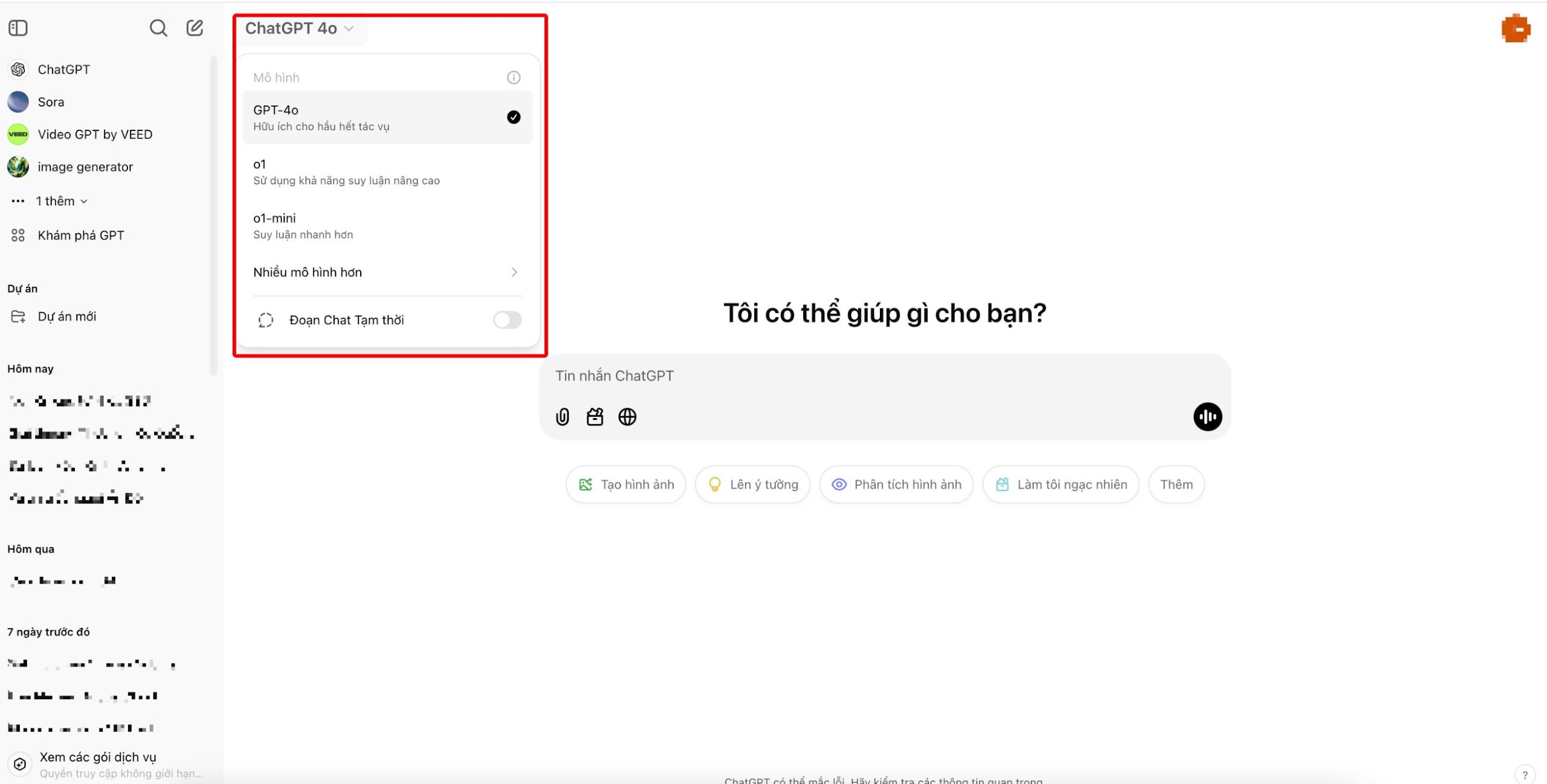 Tài khoản ChatGPT Plus (GPT-4o)